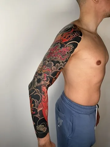 Traditional tattoo by Alex Roze